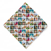 Bandana 12 Photo Collage Rounded