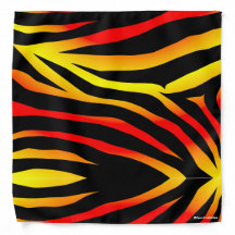 Bandana, Motif Poster de animal de Tiger