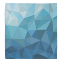 Bande géométrique bleue
