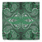 Bohème blanc vert noir