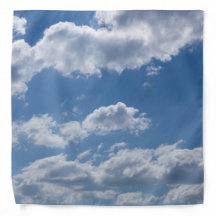 Bandana Ciel bleu avec des nuages