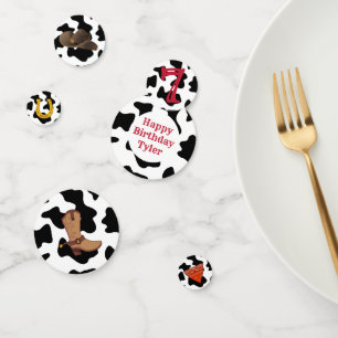 Bandana Cowboy Party Confetti Table Decor