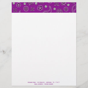 Bandana Customizable Letterhead