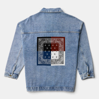 Bandana design mens jaket denim jacket