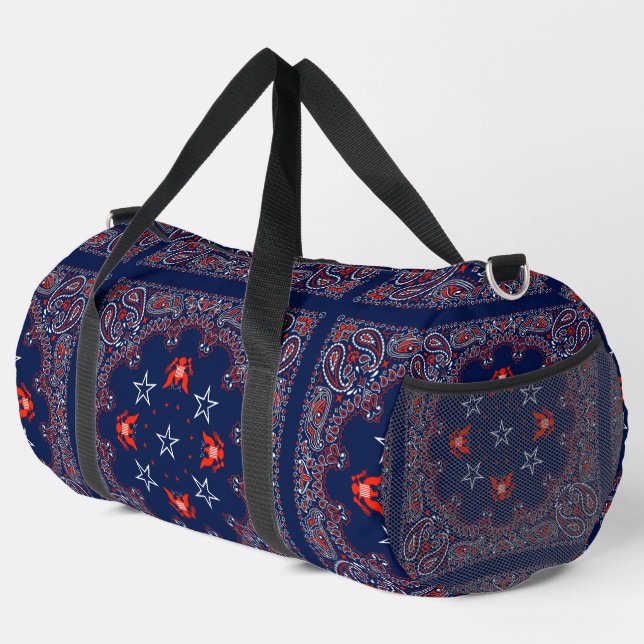 Bandana Duffle Bag (Right Corner)