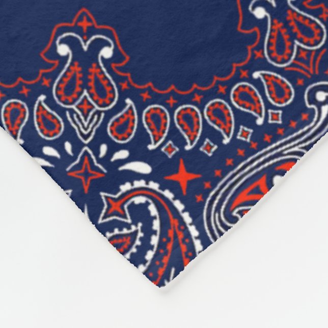 Bandana Fleece Blanket (Corner)