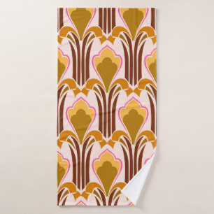 Bandana illustration. seamless pattern with paisle bath towel