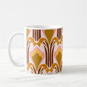 Bandana illustration. seamless pattern with paisle coffee mug