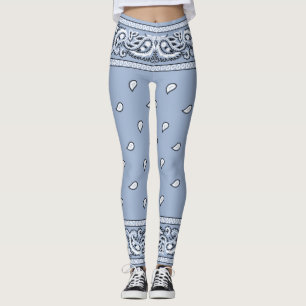 Bandana Léger Leggings Bleus