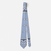 Bandana Light Blue Neck Tie