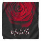 Monographie personnalisée rouge rose vintage photo