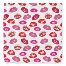 Motif Kiss Pink Et Red Mix