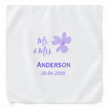 Mr & Mrs add family name date year wedding favor g