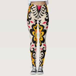 Bandana Paisley: Vintage Silk Scarf Print Leggings