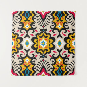 Bandana Paisley: Vintage Silk Scarf Print Tapestry