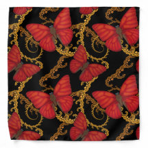 Papillon rouge de sang