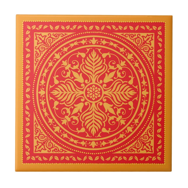 Bandana Pattern-1 Ceramic Tile (Front)