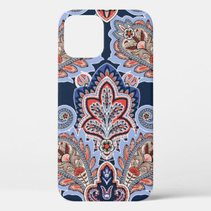 Bandana pattern with paisley elements. Vintage han iPhone 12 Case