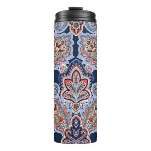 Bandana pattern with paisley elements. Vintage han Thermal Tumbler