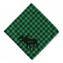 Personnaliser Chien Orignal Plaid Vert Buffalo