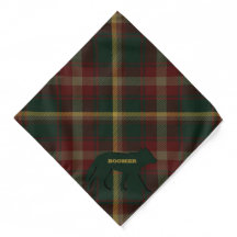 Personnaliser Tartan Feuille d'Érable Coyote Chien