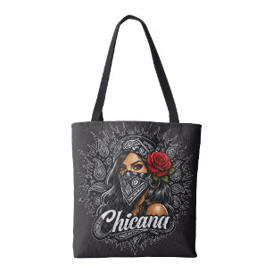 Bandana Print Chicana Tote Bag