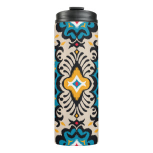 Bandana Print. seamless pattern with paisley ornam Thermal Tumbler