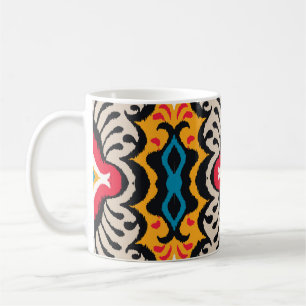 Bandana Print: Vintage Paisley Silk. Coffee Mug