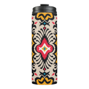 Bandana Print: Vintage Paisley Silk. Thermal Tumbler