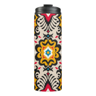 Bandana Print. Vintage seamless pattern with paisl Thermal Tumbler