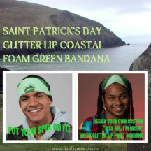 Saint Patrick’s Day Parties scintillant Lip Foam C