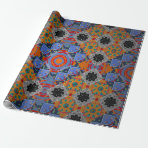Bandana shawl, tablecloth fabric design, silk nec wrapping paper