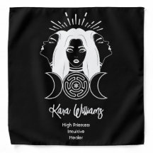 Triple déesse Hecate Noir & Blanc Guérisseur Wicca