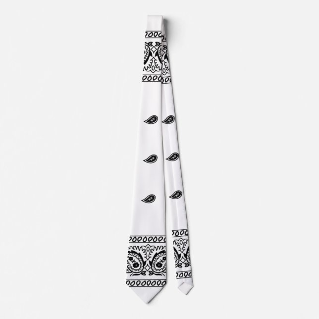 Bandana White Cravate (Devant)
