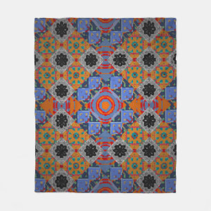 Bandanna shawl, tablecloth fabric design, silk nec fleece blanket