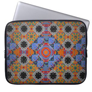 Bandanna shawl, tablecloth fabric design, silk nec laptop sleeve