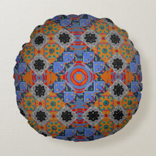 Bandanna shawl, tablecloth fabric design, silk nec round pillow