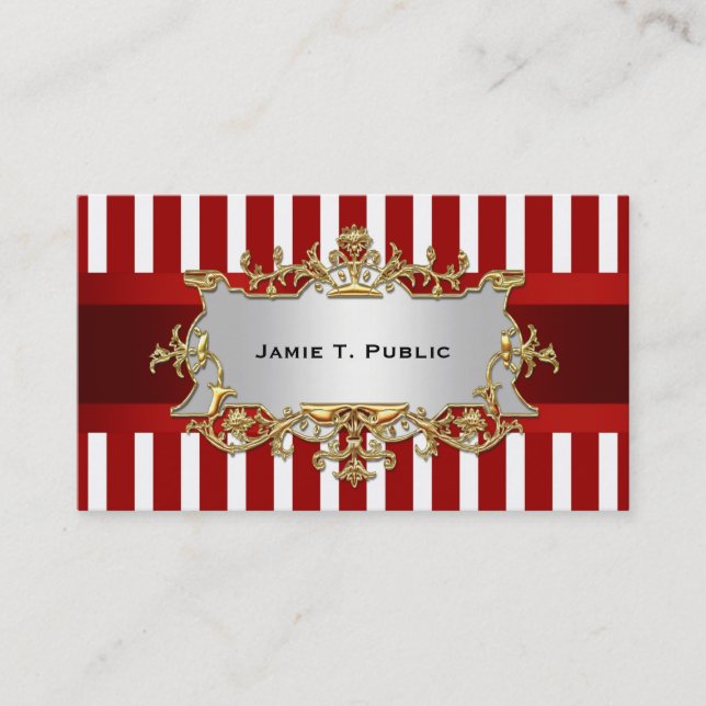 Bande blanche rouge, Ruban rouge, Étiquette encadr (Devant)