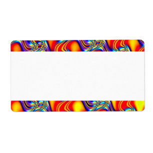 Bande centrale - Motif multicolore