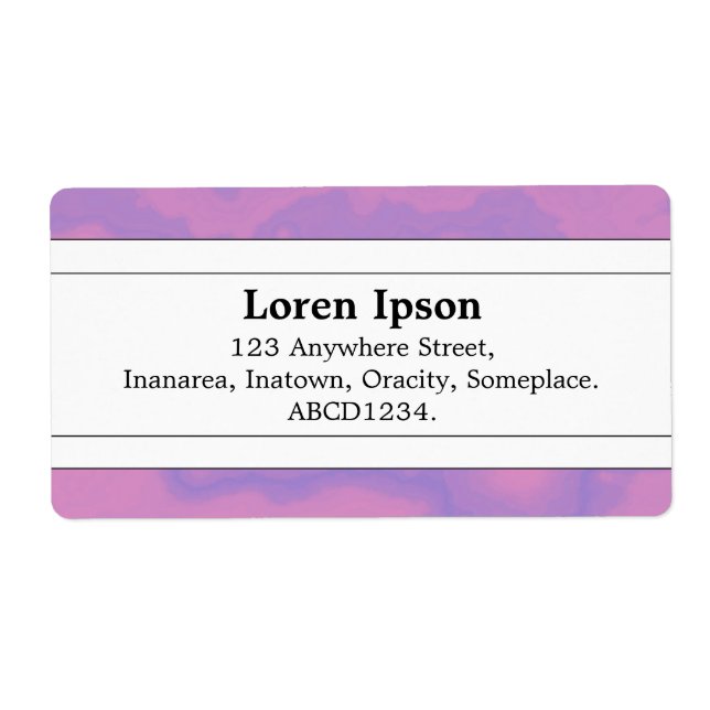 Bande Centre II - Marbre Lilac (Devant)