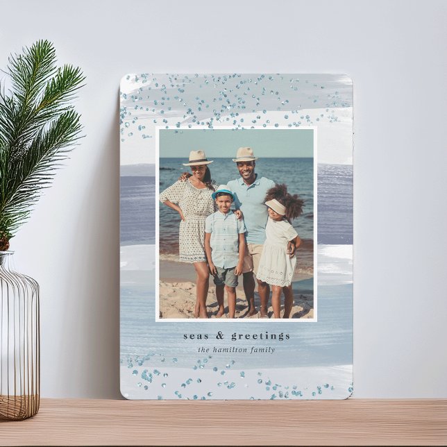 Bande côtière | Carte photo de vacances (Créateur téléchargé)