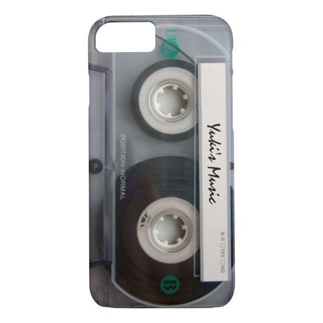 Bande de cassette iPhone 7 coque (Dos)