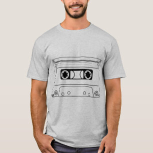 Bande de cassette rétro - T-shirt de musique Vinta