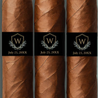 Bande de cigares personnalisée avec crête de monog