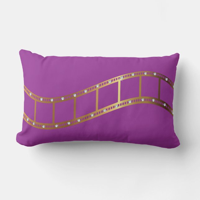 Bande de film d'or avec Coussin de diamants (Recto)