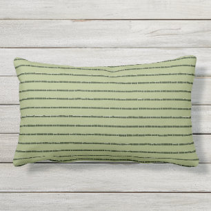 Bande de tuiles vertes Khaki Coussin extérieur Lum