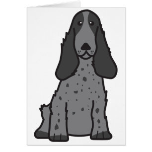 Bande dessinée anglaise de chien de cocker