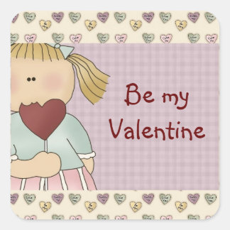 Bande dessinée avec coeur Stickers Saint-Valentin