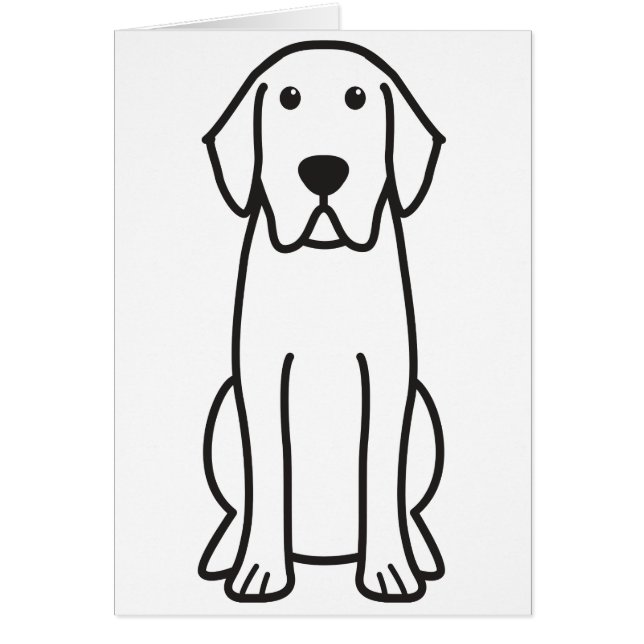 Bande dessinée de chien de labrador retriever (Devant)