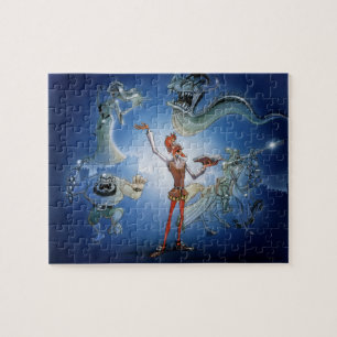 Bande dessinée de puzzle de Don don Quichotte